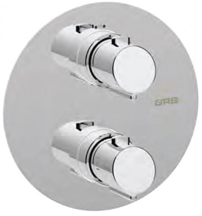 GRB Tender grifo termostático ducha cromo con equipo - Maison de Luxe