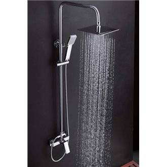 Comprar Conjunto barra de ducha termostatico Creta cromo de Imex