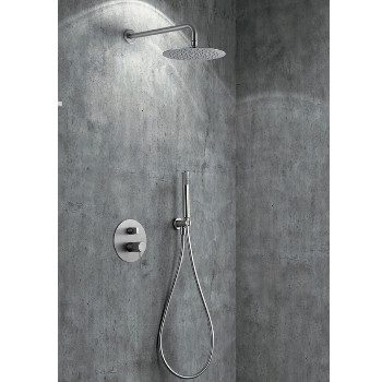 Conjunto de ducha empotrado Line gris Imex