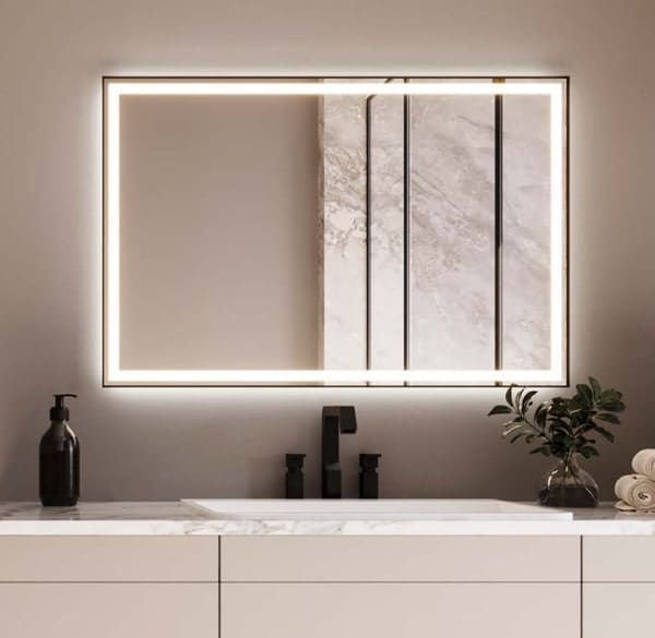 Espejo de baño Olter LED IP44 + aumento - ACB